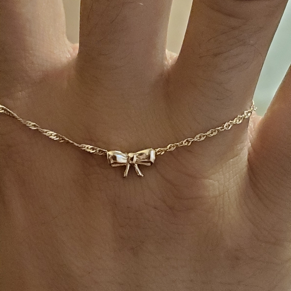 BOW Bracelet 14k